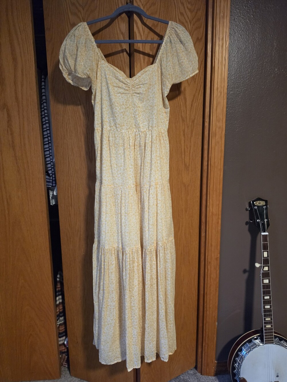 Billabong Yellow Floral Maxi Dress